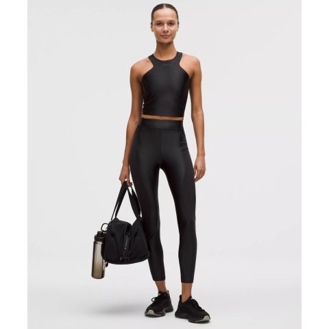 Satin Shine 高腰紧身裤 25英寸