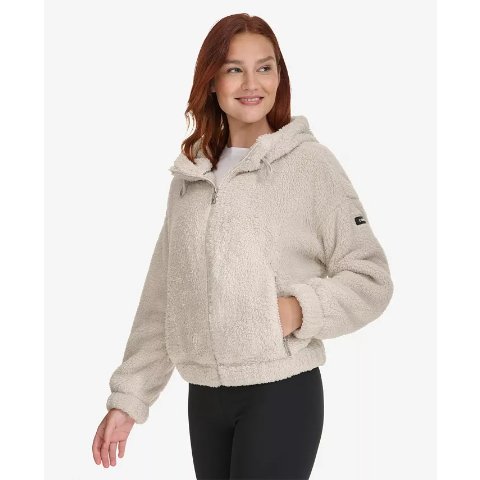 Calvin KleinWomen’s Sherpa Hooded Jacket