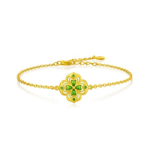 Chow Sang SangTaffy 999 Gold Bracelet