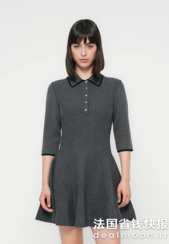 MajeROWELL 衬衫裙 深灰色