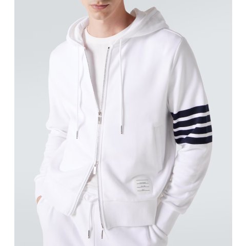 Thom Browne4-Bar Cotton Jersey Sweatshirt