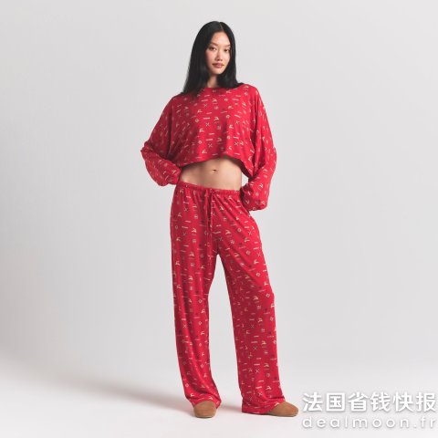 CROPPED 长袖裤装套装