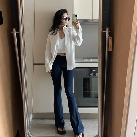 Lululemon@GigichinchinAlign 微喇瑜伽裤