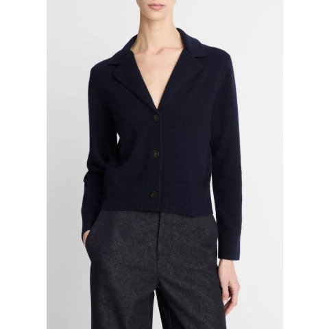 VinceWool & Cashmere Lapel Cardigan