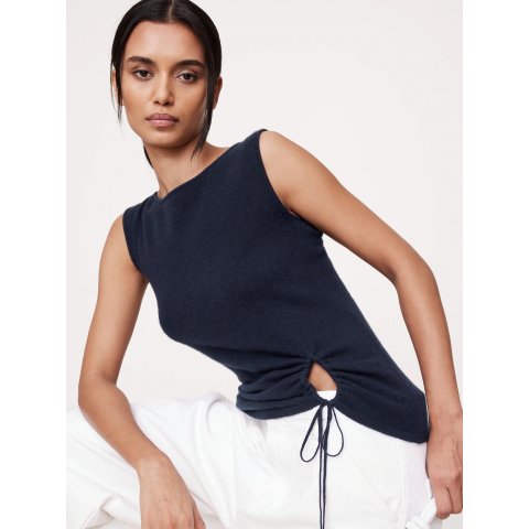 抽绳无袖上衣 轻盈款