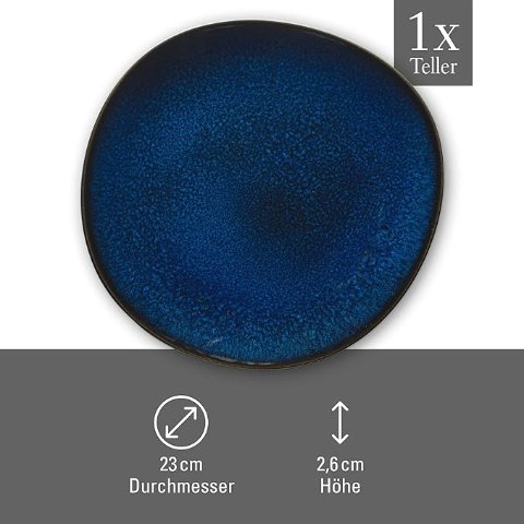 Villeroy & Boch Lave bleu 陶瓷餐盘 23.5cm