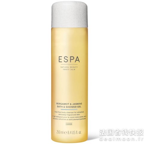 ESPA沐浴露 佛手柑茉莉 250ml