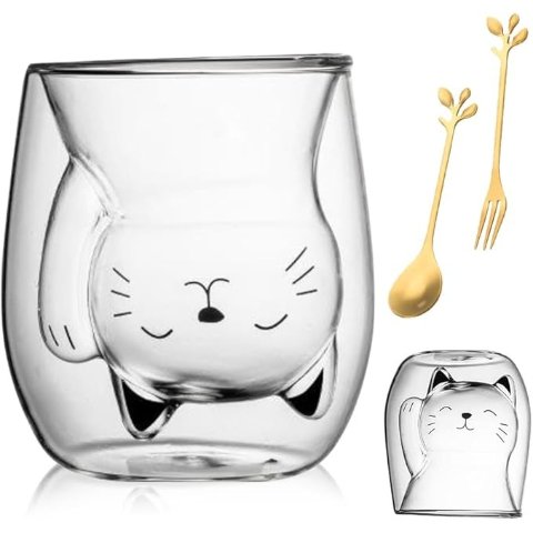 Katzen 双层玻璃杯 200ml