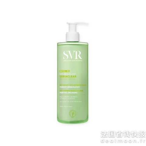 SVR祛痘洁面+沐浴啫喱 400ml