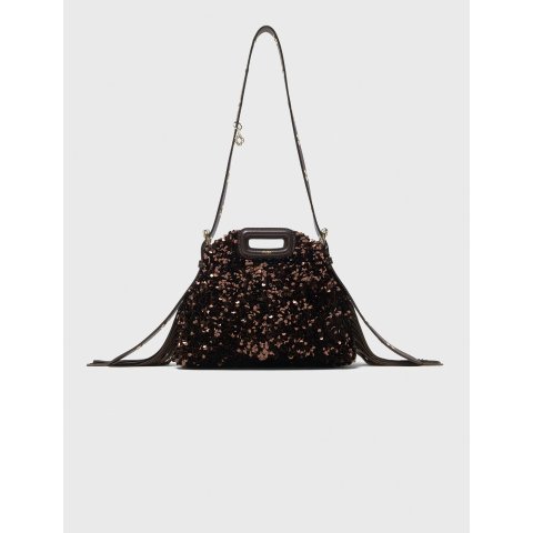 MajeMiss M Mini Sequin Bag