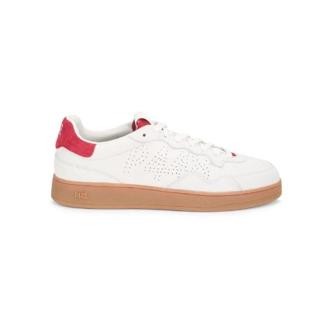 P448Logo Perforated Leather Sneakers