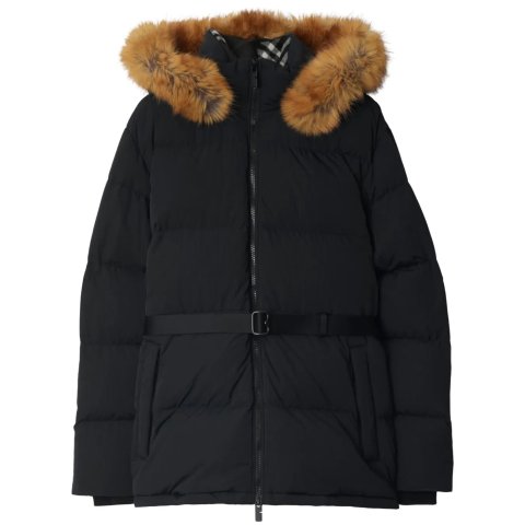 BurberryB Shield Applique Puffer Coat