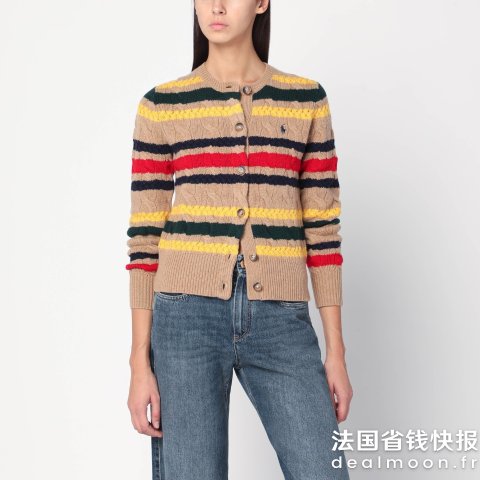 Polo Ralph Lauren条纹针织开衫 
