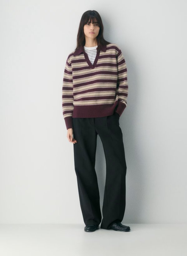 Plush Cashmere 宽松羊绒卫衣