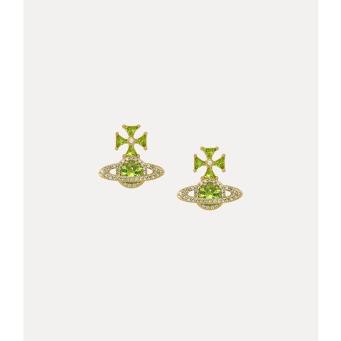 Mila 耳环 翠绿水晶