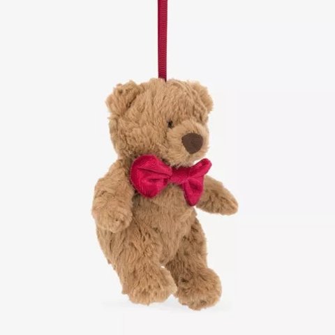 巴塞罗那领结熊毛绒玩具 11cm