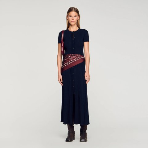 SandroKnit Maxi Dress