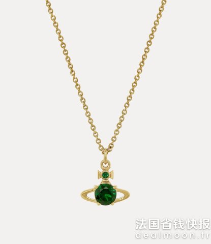 Vivienne WestwoodReina 吊坠项链 绿松石水晶