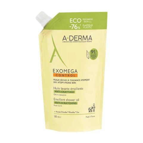 A-DERMA 舒缓止痒洁肤油 500ml补充装