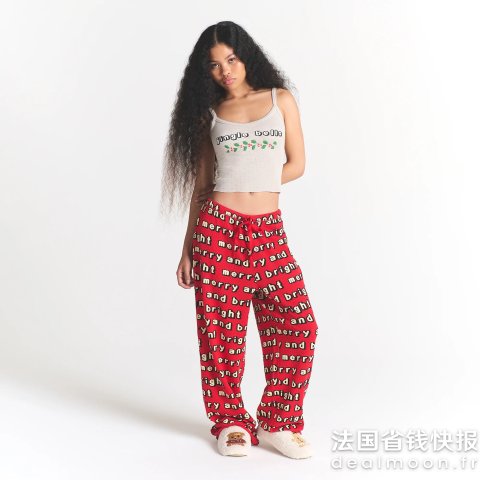 圣诞节就穿它~无敌舒服！Heavy Pointelle 睡衣套装