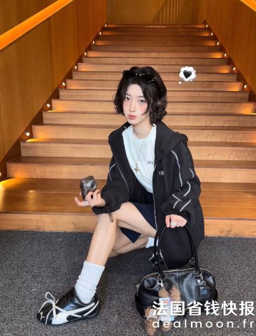 Puma小编心头爱！相似款@Russell爱打呼PUMA PALERMO PREMIUM 黑色休闲鞋