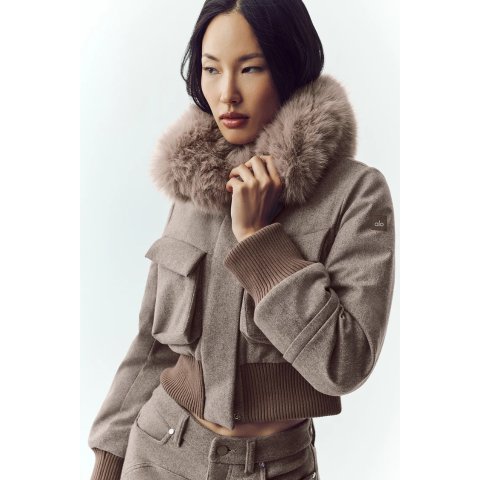 alo yogaBunny Slope Wool Blend Jacket