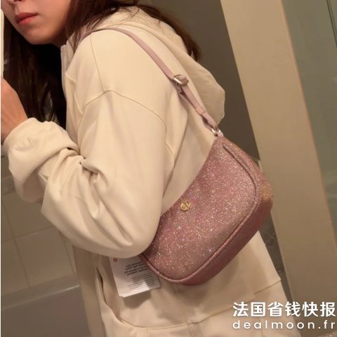 Lululemon属于第一眼不明显 暗夜爆闪类型@J.SongCity Essentials 小号单肩包 3L 闪粉