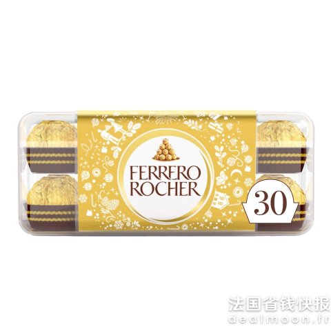 Ferrero Rocher买3免1 = 变相6.7折榛子威化牛奶巧克力 375g