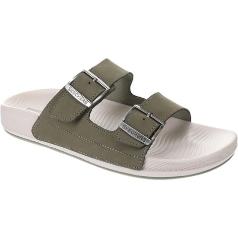 Skechers 女款橄榄绿鞋拖