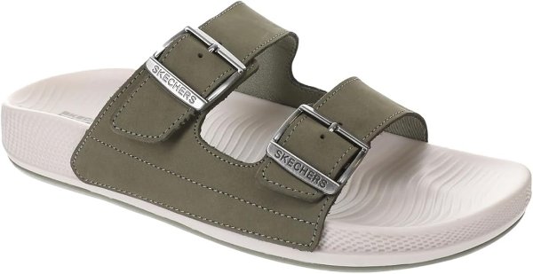 Skechers 女款橄榄绿鞋拖