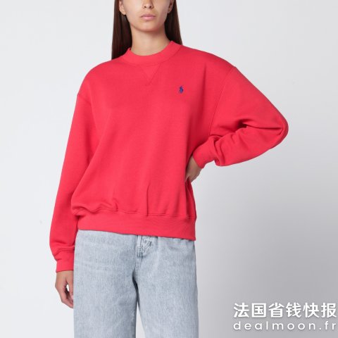 Polo Ralph Lauren桃红色卫衣 