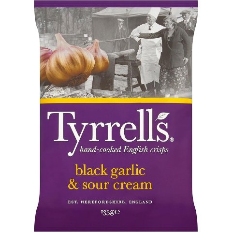 TYRRELLS黑蒜奶油味 135g