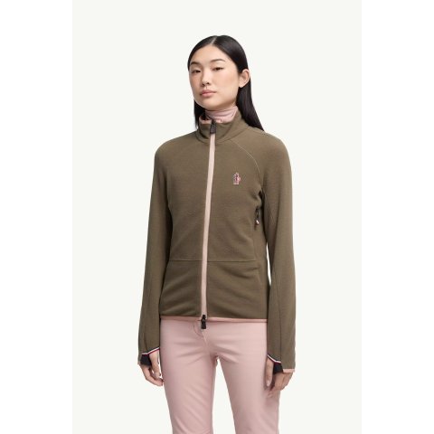 MonclerFleece Zip-Up Sweatshirt