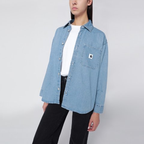 W  Marly 长袖衬衫 蓝色