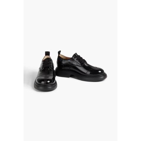 Ganni厚底小皮鞋