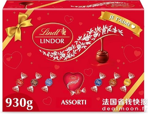 Lindt LINDOR 混合巧克力礼盒 930g