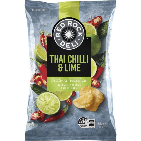 泰式辣椒青柠薯片 165g