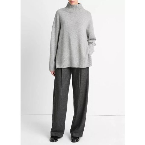 VinceWool-Cashmere Turtleneck Sweater