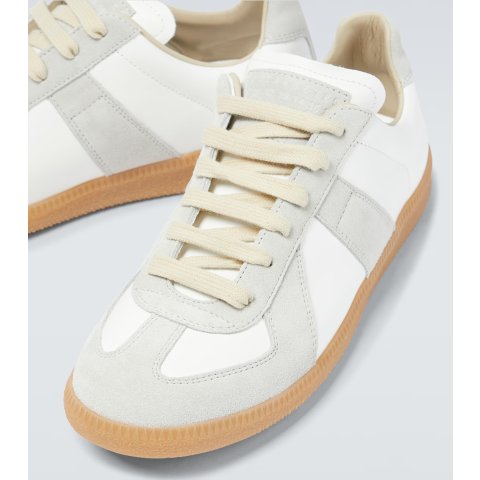 Maison MargielaReplica Leather Suede Sneakers