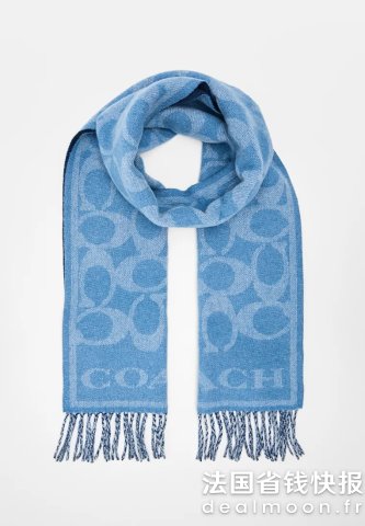 Coach流苏围巾
