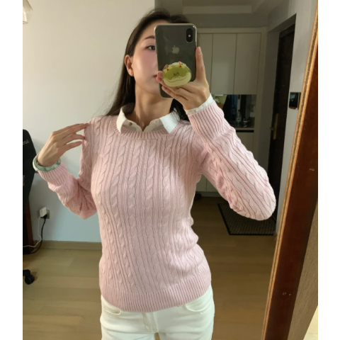 Icon 针织圆领毛衣