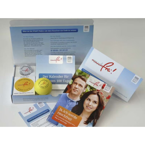 德国免费戒烟套装，内附压力球，快来免费领取吧！