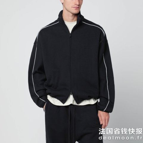 FOG Essentials 黑色拉链卫衣