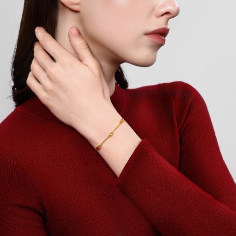 Chow Sang Sang999 Gold Bracelet