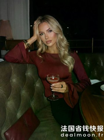 Satin 船领喇叭袖衬衫 日常款