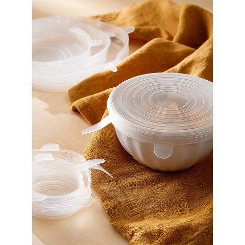 Silicone 碗盖 6件套