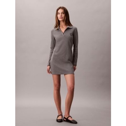 Calvin KleinMonologo Rib Polo Mini Dress