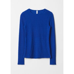 Smocked 长袖上衣