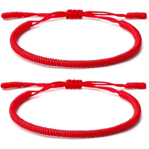 Tibetan 幸运手链 编织 2件