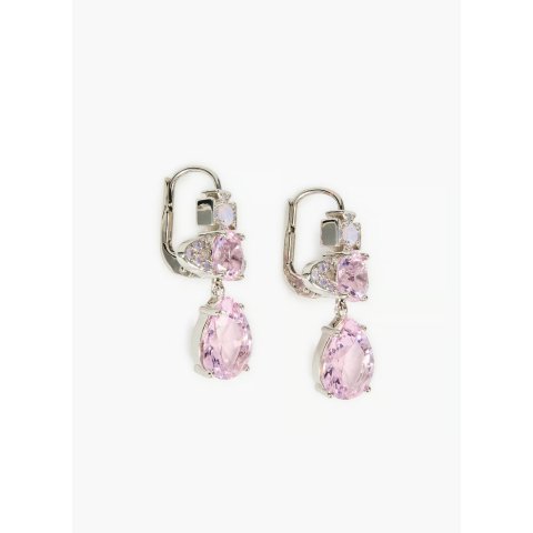 玫瑰色土星耳坠